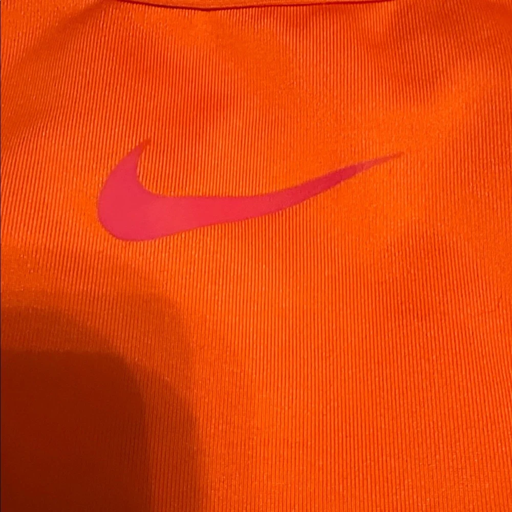 Nike Pro Women's Bright Orange {Small} Sports Bra - Picture 3 of 7